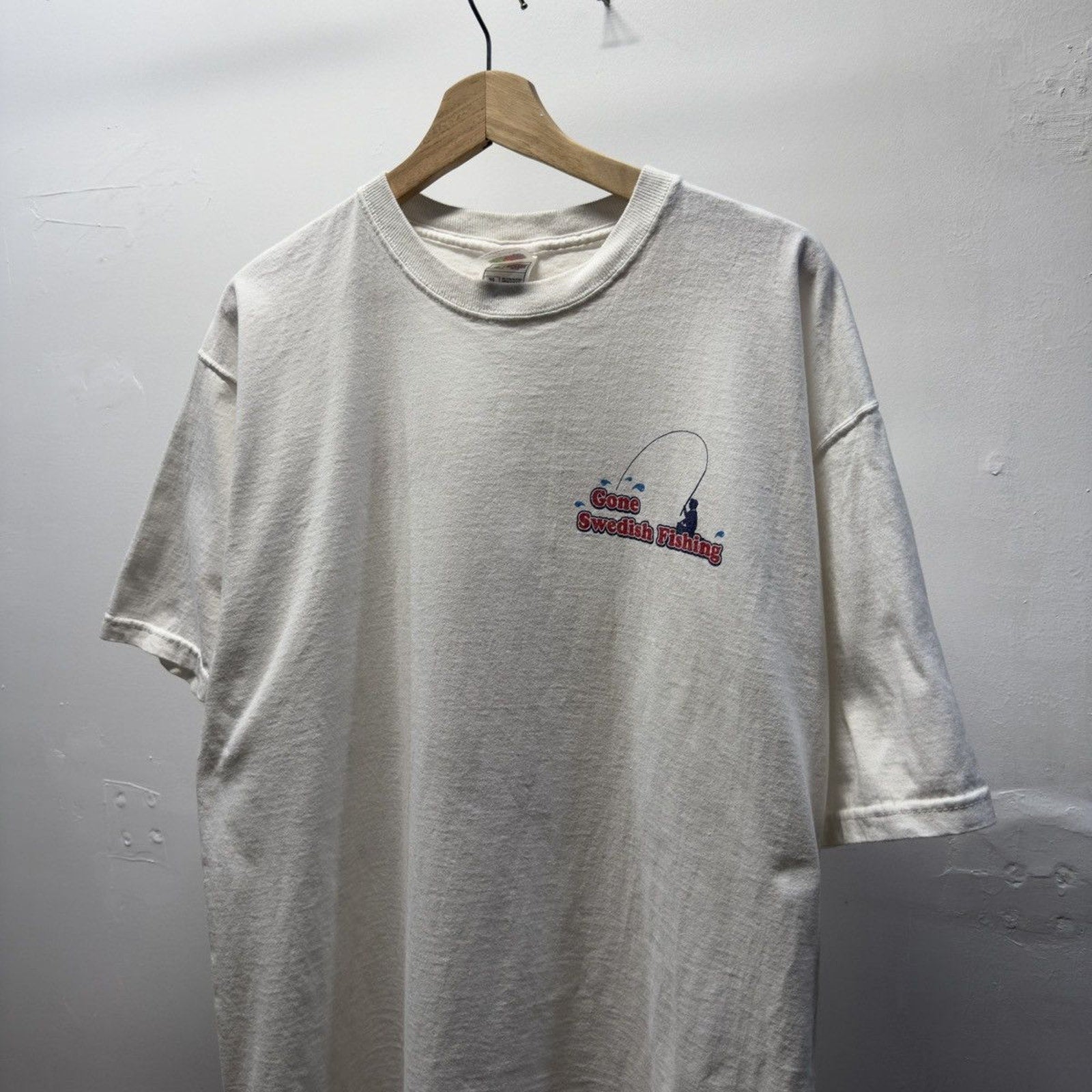 Vintage 2000s Swedish Fish Candy Fishing Tee
