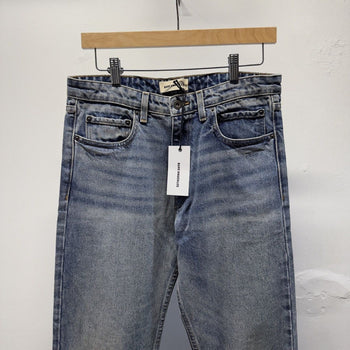 Bare Knuckles Washed Indigo Flared Jeans