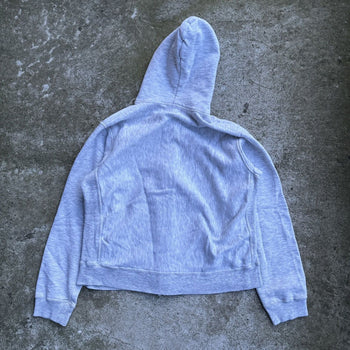 1990s CHAMPION FADED THRASHED ARMY ZIP UP HOODIE