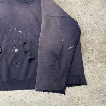 2000s PERFECTLY THRASHED PAINT FADED CREWNECK SWEATSHIRT