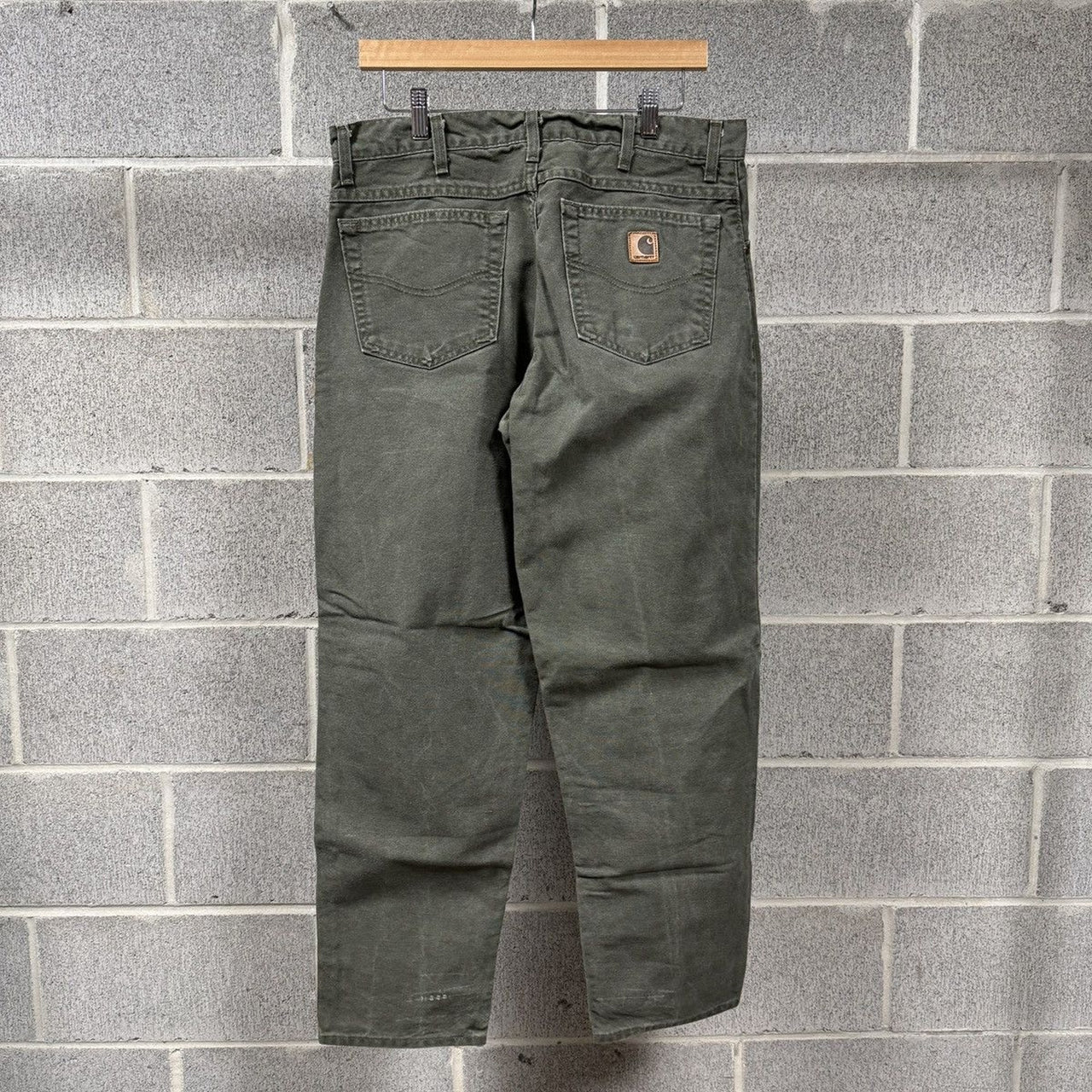 2000s Carhartt Moss Green Denim Jeans
