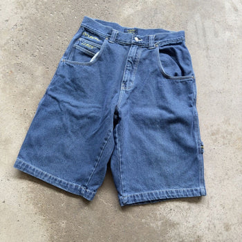 1990S/2000S Y2K EXTREME LIMIT BAGGY DENIM SKATER JEAN SHORTS JORTS