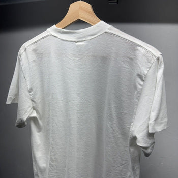 1980s Paper Thin Blank White Single Stitch Tee