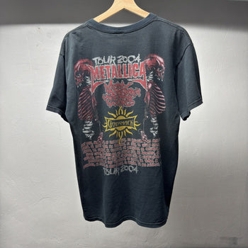 2004 Metallica Pushead Thrashed Faded Band Tee