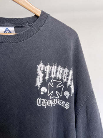 2000S FADED STURGIS CHOPPERS SKULL TEE