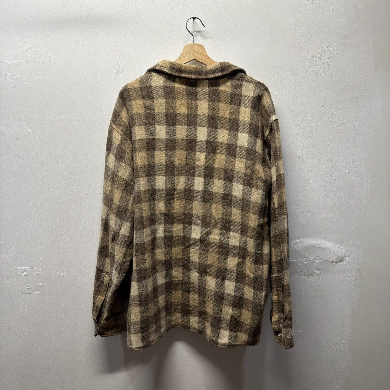 Vintage 1990s Made in USA Woolrich Wool Plaid Flannel Shirt