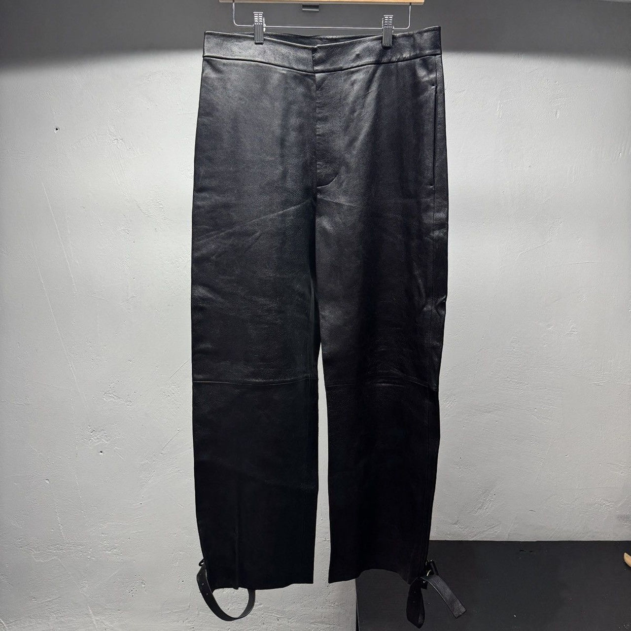 Bottega Veneta Pre Spring 2020 Leather Buckle Trouser Pants