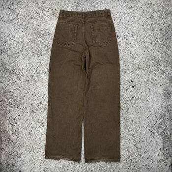 Lemaire High Waisted Wide Leg Curved Pants