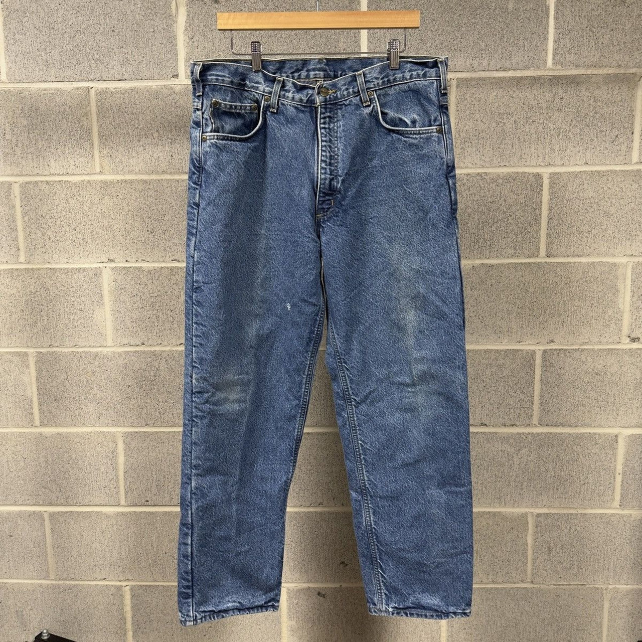 2000s Carhartt Faded Blanket Lined Work Jeans