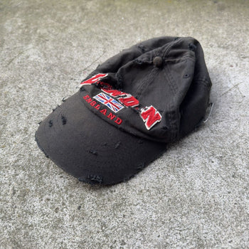 2000s Thrashed Faded Distressed London Grunge Hat