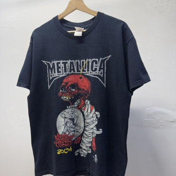 2004 Metallica Madly In Anger With The World Tour Band Tee Pushead