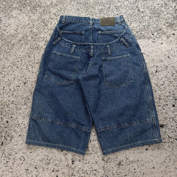 Shorts vaqueros skater holgados de pierna ancha de Sagwear de los años 90