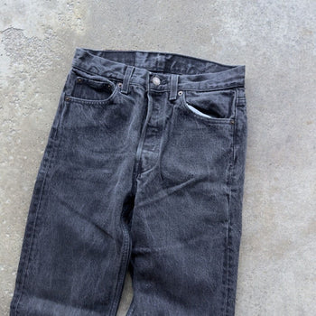 1990s Levi's 501 Black Denim Jeans - Made in USA