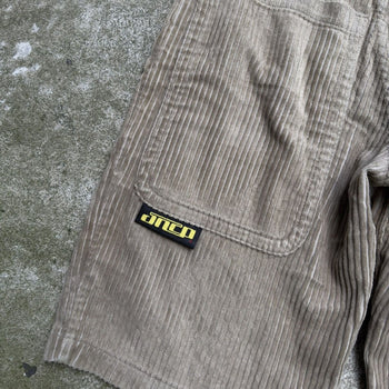 1990s JNCO 2031 STINGER CORDUROY SHORTS TAN