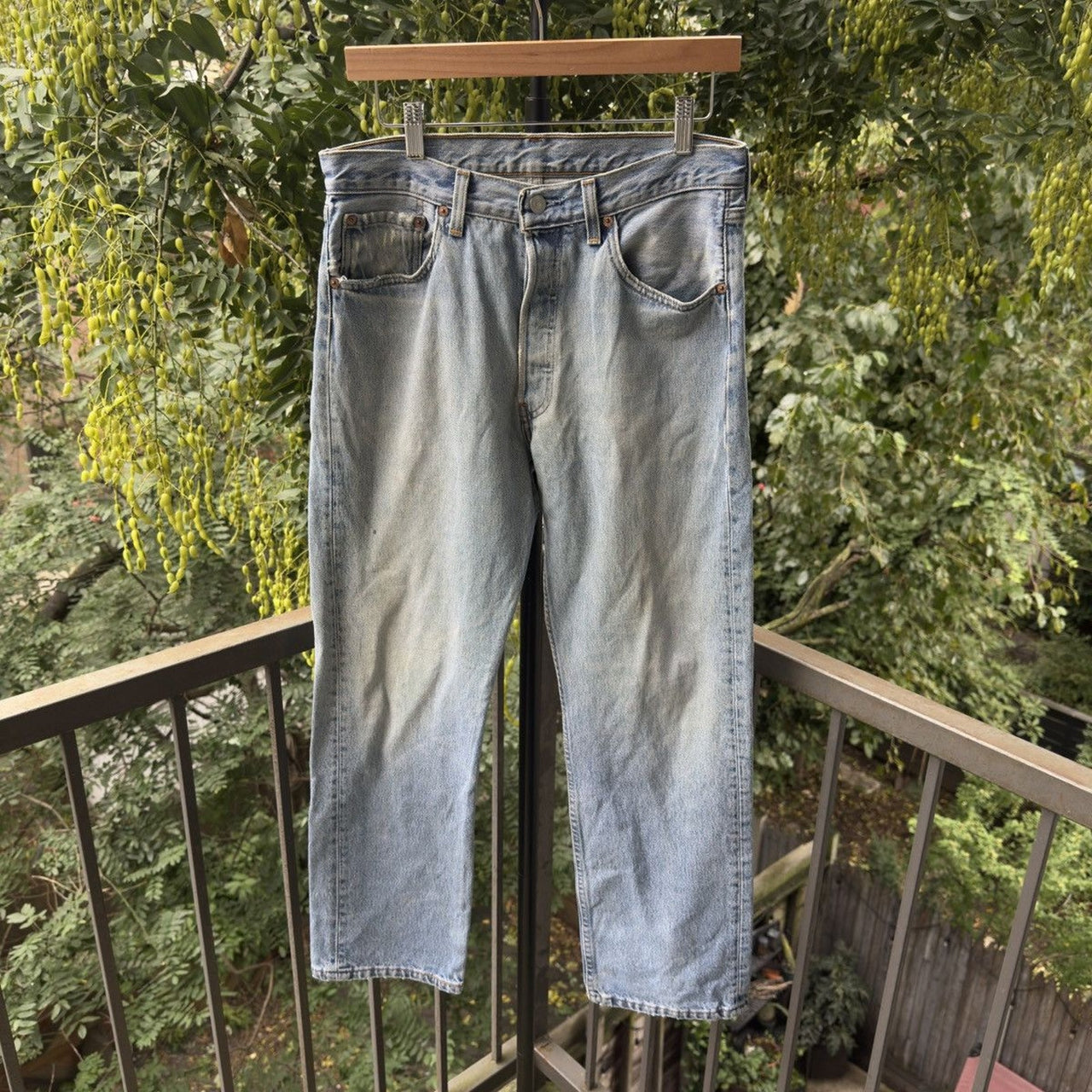 1990s Levi's 501 Faded Jeans - Made in USA
