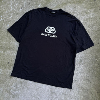 BALENCIAGA BB LOCK LOGO TEE OVERSIZED