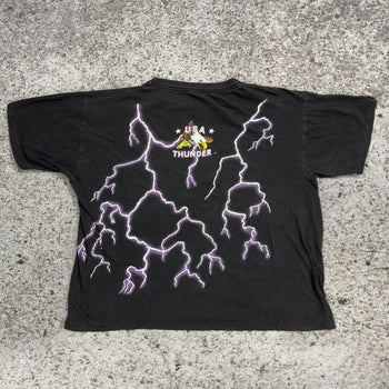 1990年代のアメリカ製USAサンダーフェードピットブルTシャツ