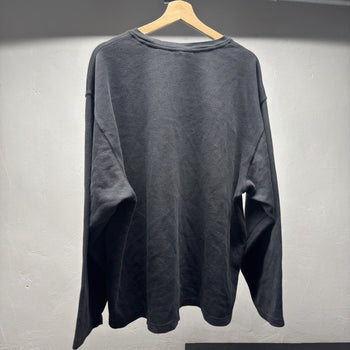 2000s Faded Ribbed Cotton Longsleeve Shirt