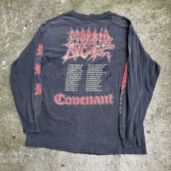 1990s MORBID ANGEL THRASHED COVENANT LONGSLEEVE TEE