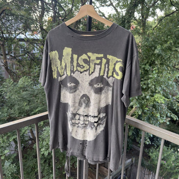 1990s Misfits Crimson Skull Thrashed Band Tee