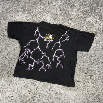 1990年代のアメリカ製USAサンダーフェードピットブルTシャツ
