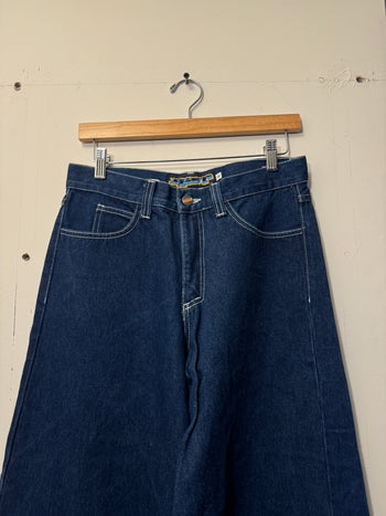 1990s GAT BAGGY WIDE LEG RAVER SKATER DENIM JEANS