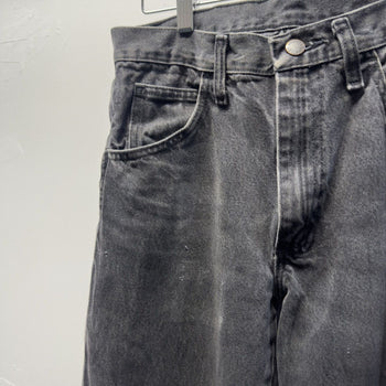 Vintage 2000s Rustler Faded Distressed Black Jeans