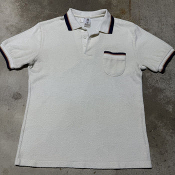 1970s ALFIE CALIFORNIA TERRY CLOTH POLO SHIRT