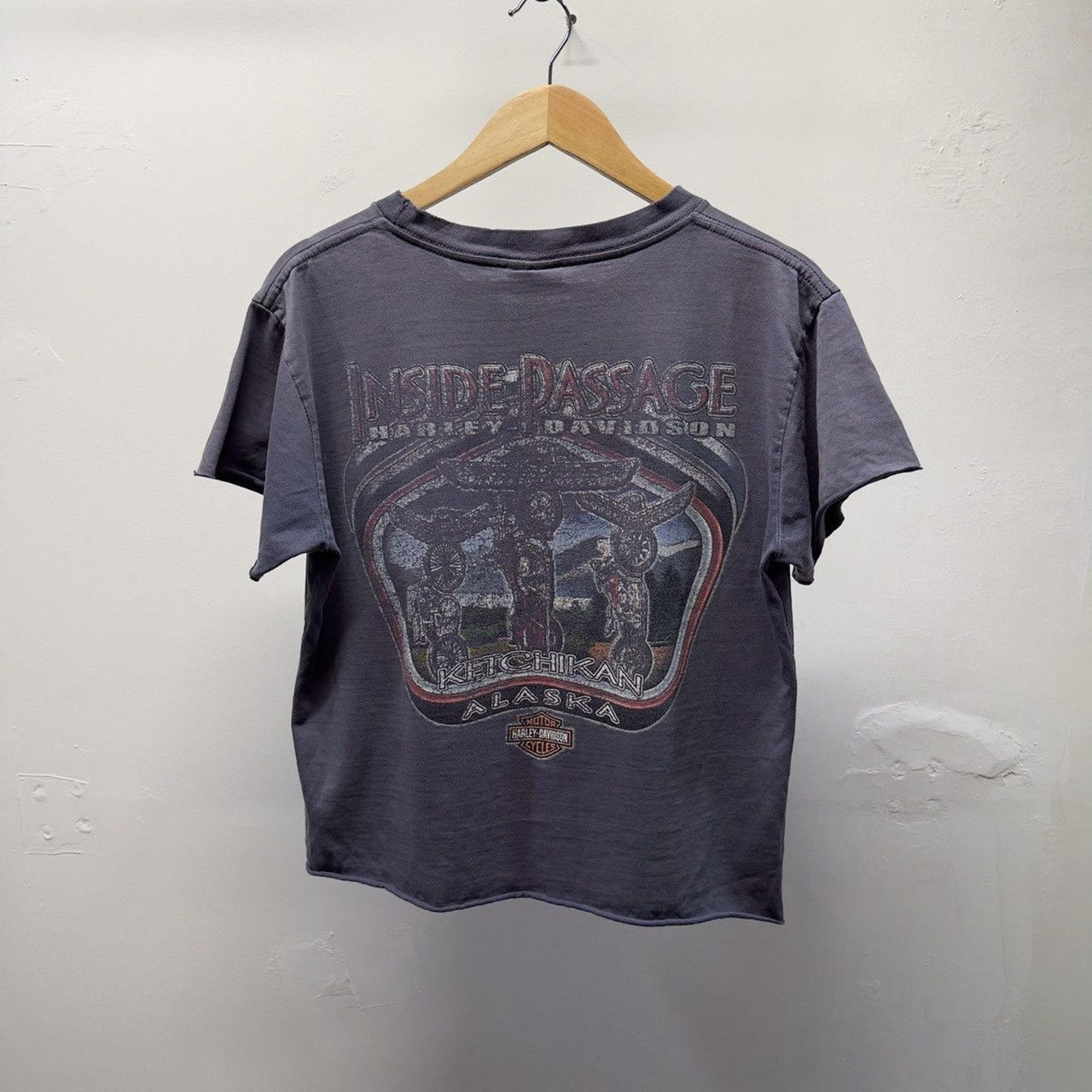 Vintage 2000s Harley Davidson Faded Distressed Tee
