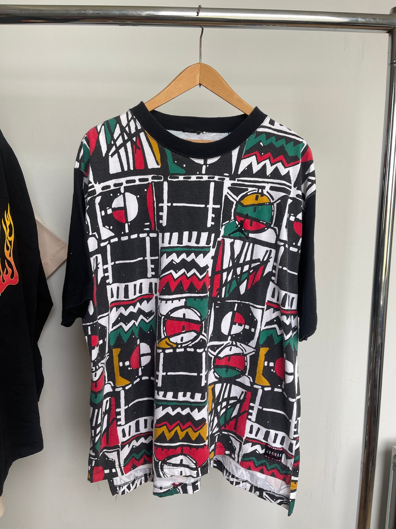 1990s NIKE JORDAN GRAFFITI AOP VIII TEE