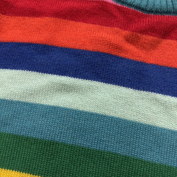 Saint Laurent Paris Hedi Slimane AW15 Rainbow Stripe Sweater