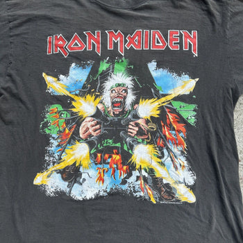 1980s IRON MAIDEN TAILGUNNER WORLD TOUR TEE