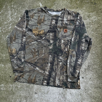 CARHARTT CAMO REALTREE LONGSLEEVE TEE