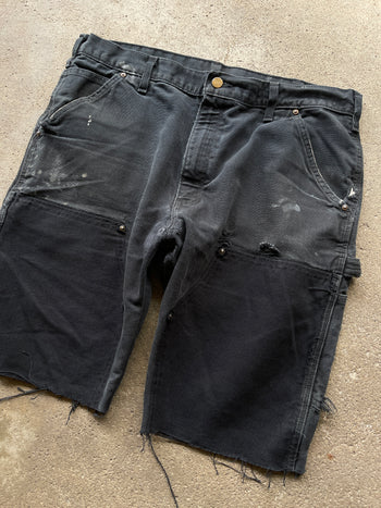 2000s THRASHED CARHARTT DOUBLE KNEE SHORTS