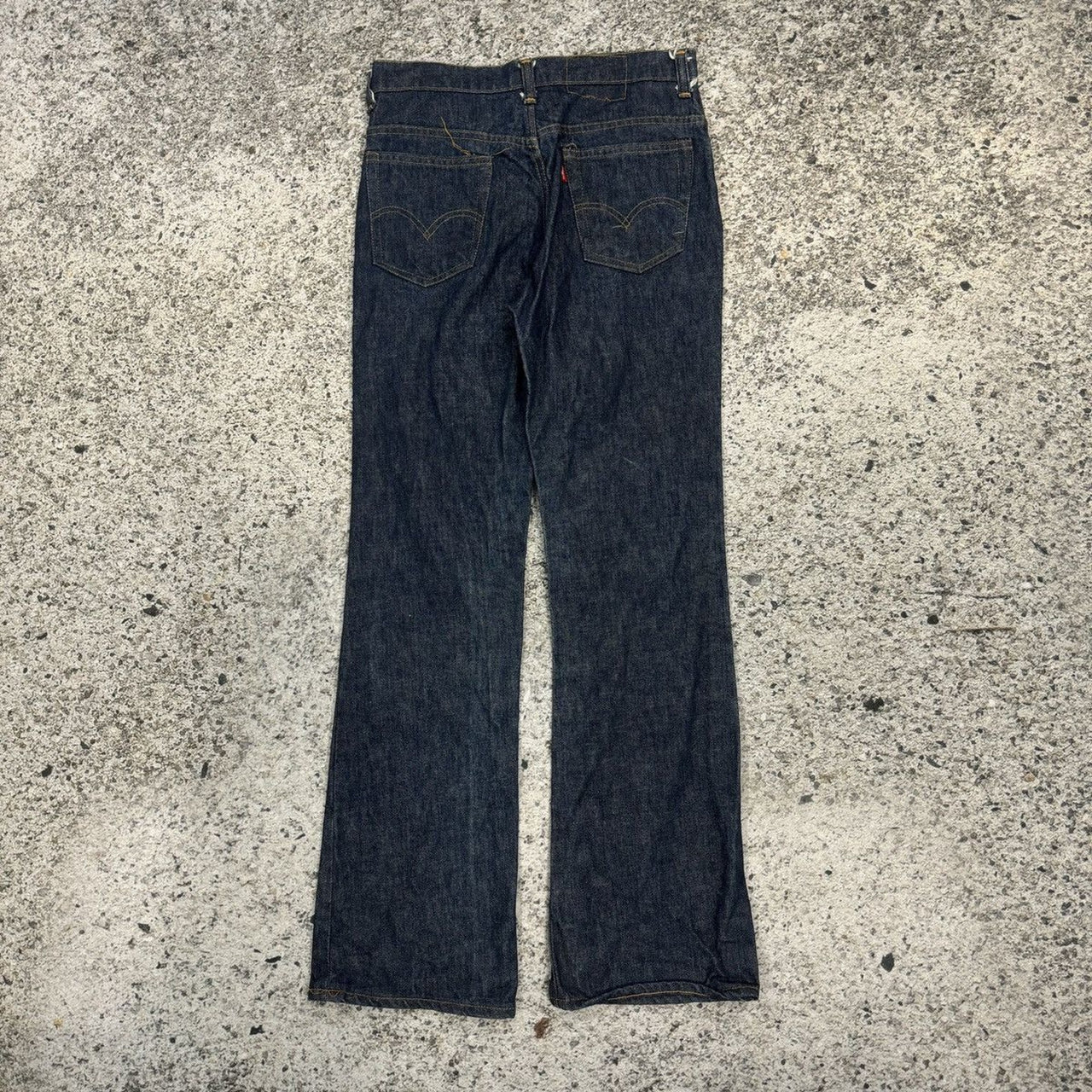 1970s LEVI'S 517 - 0217 SINGLE STITCH DARK WASH DENIM JEANS