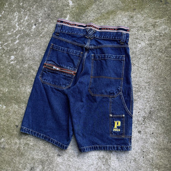 1990S Y2K PACO JEANS BAGGY SKATER DENIM JEAN SHORTS JORTS