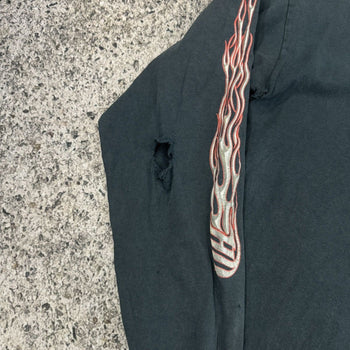 2000s Harley Davidson Thrashed Faded Eagle Flame Longsleeve