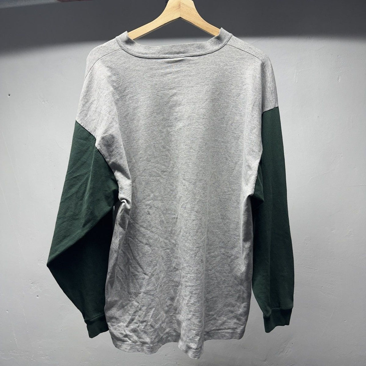 1990s No Fear Faded Henley Longsleeve Shirt