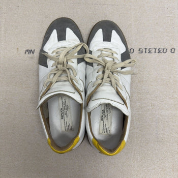 Maison Margiela Replica GAT White Neon Green Grey Sneakers