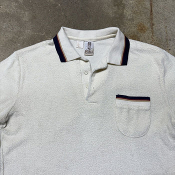 1970s ALFIE CALIFORNIA TERRY CLOTH POLO SHIRT