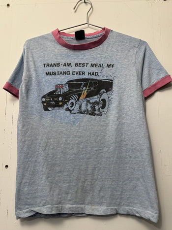 1980s MUSTANG EATS TRANS AM CAR TEE