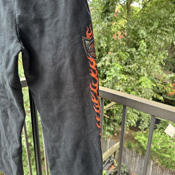2000s Harley Davidson Faded Flame Sweatpants