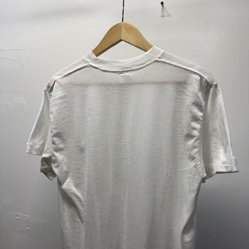 Vintage 1980s Blank White Tee Paper Thin