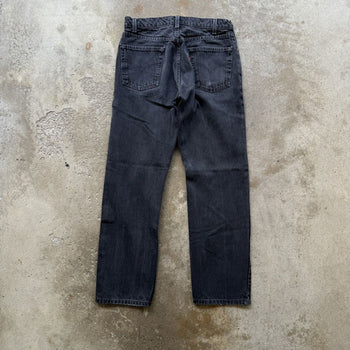 1990s Levi's 505 Faded Black Denim Jeans