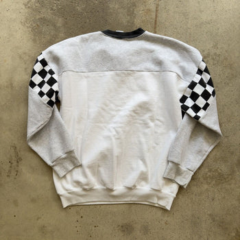 1990S CORVETTE RACING LOGO HENLEY CREWNECK SWEATSHIRT