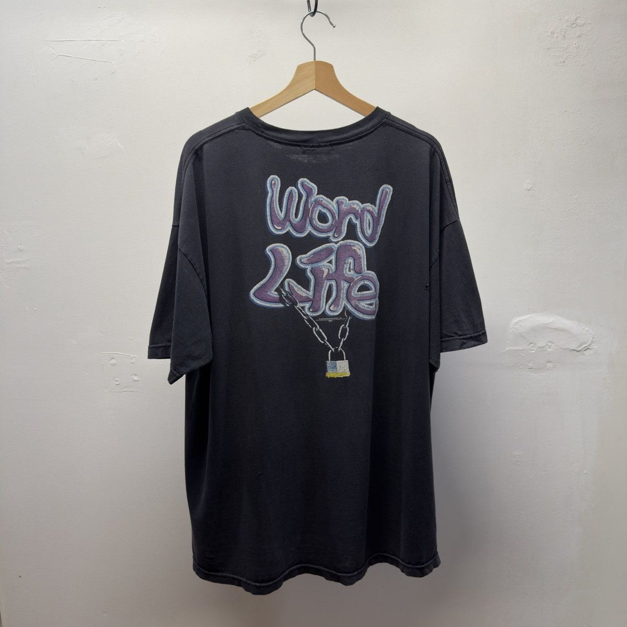 Vintage 2002 John Cena WWE Word Life Bucket Hat Faded Tee