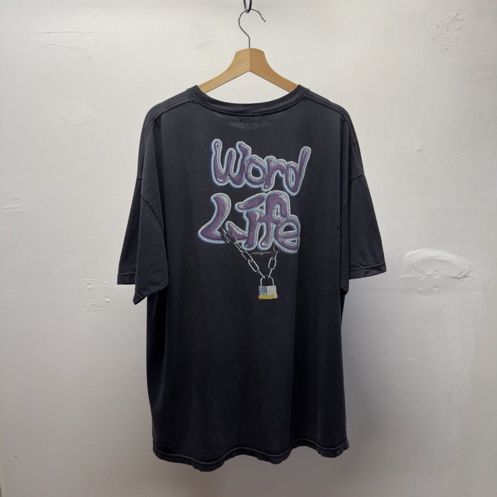 Vintage 2002 John Cena WWE Word Life Bucket Hat Faded Tee