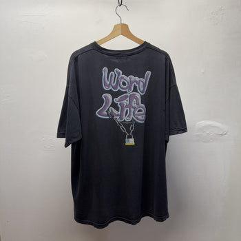 Vintage 2002 John Cena WWE Word Life Bucket Hat Faded Tee