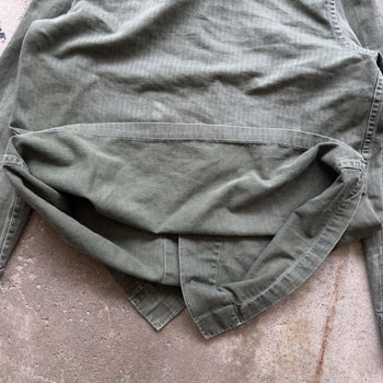 1960s HBT HERRINGBONE TWILL FIELD FATIGUE SHIRT