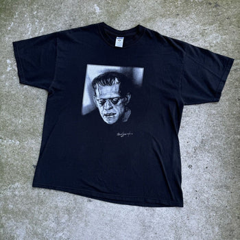 2000S FRANKENSTEIN FACE ART TEE